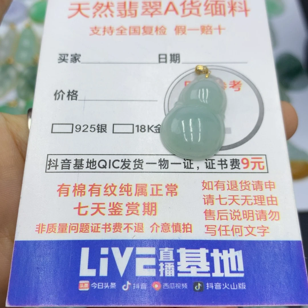 翡翠颈饰未镶嵌翡翠