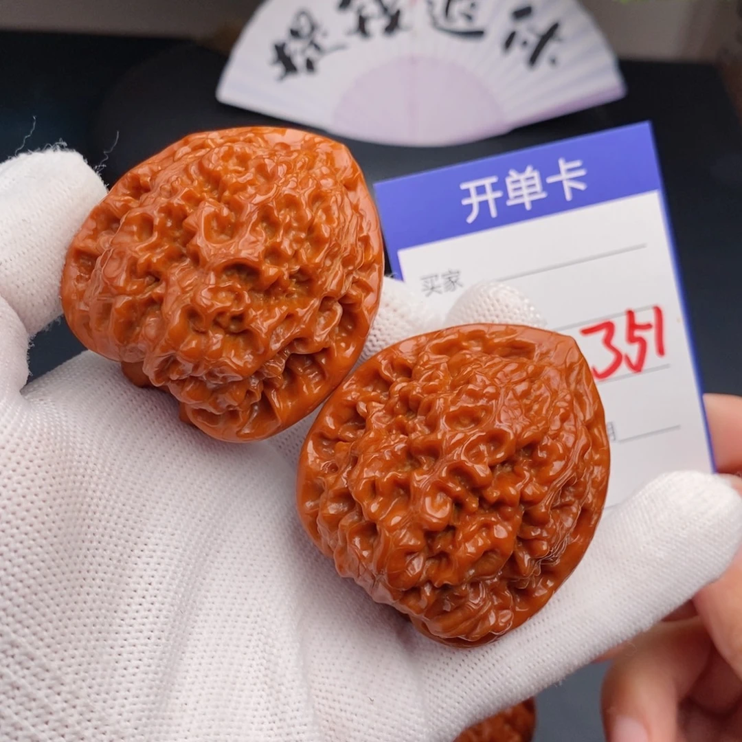 把件文玩核桃45官帽351