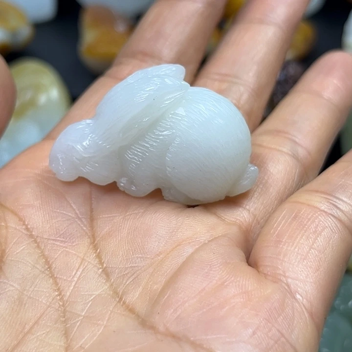 和田玉未镶嵌挂件19 克