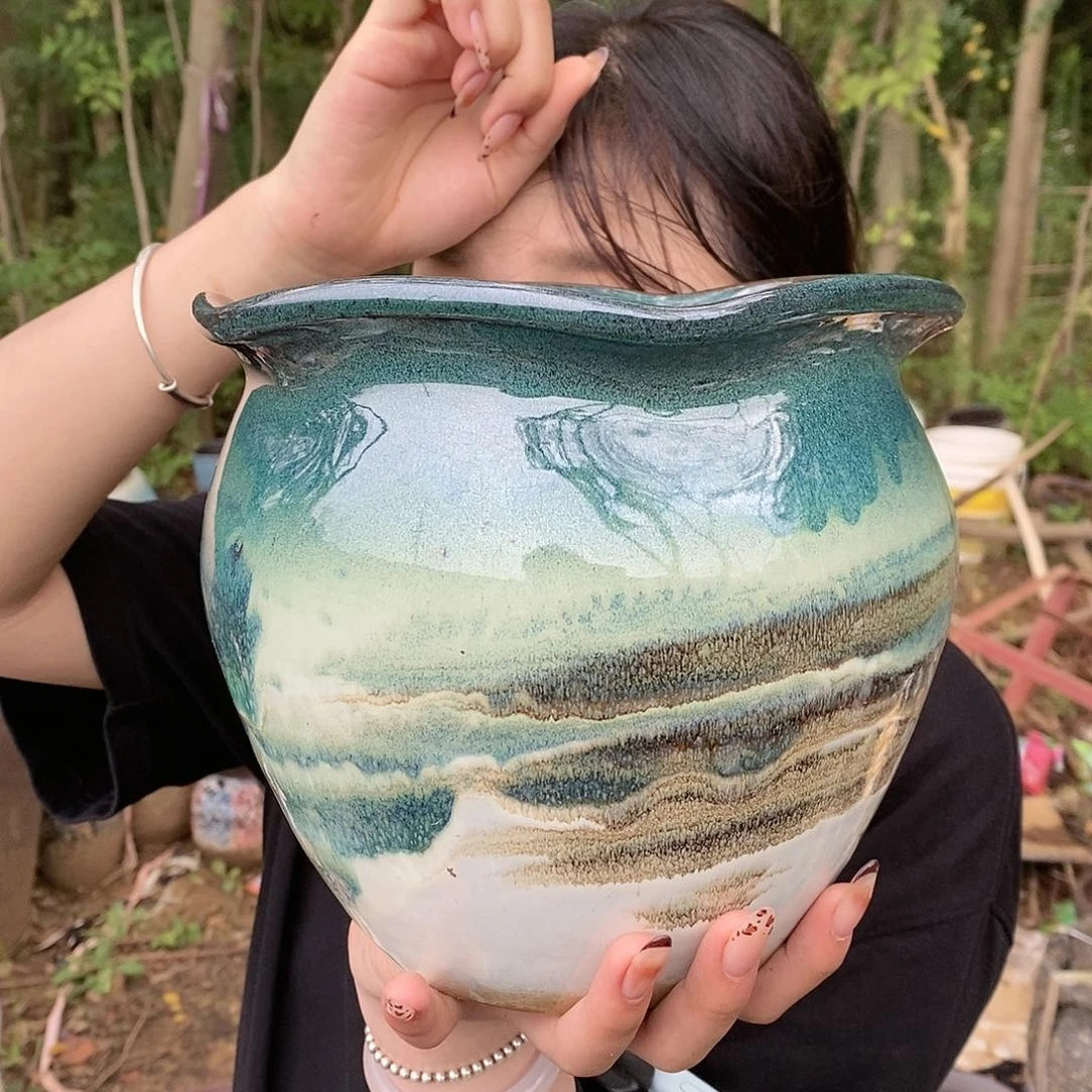 紫砂花盆正品20/18