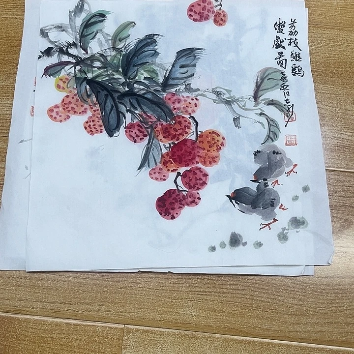 姜奇老师花鸟作品33×33