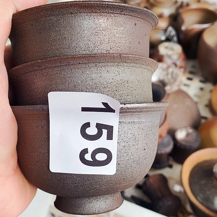 紫砂茶杯柴烧纯手工159