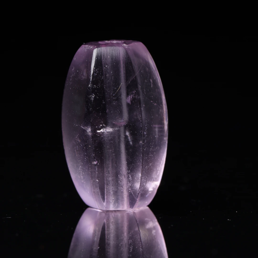 明代水晶珠配饰花件