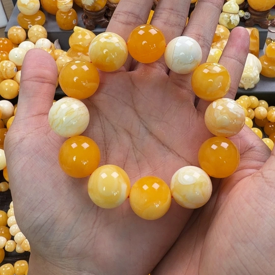 琥珀未镶嵌珠宝奇石19mm+