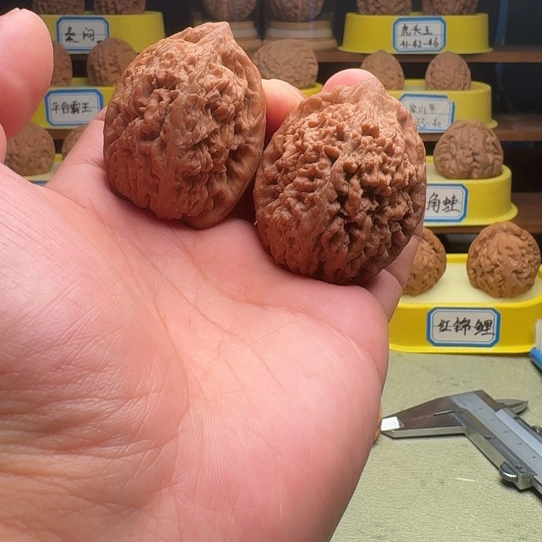 把件文玩核桃大蒜头39全品头货54.3克