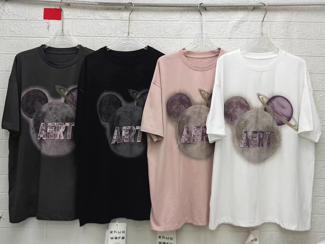 【锐姐优选】[地球T恤]宽松中长款圆领T恤