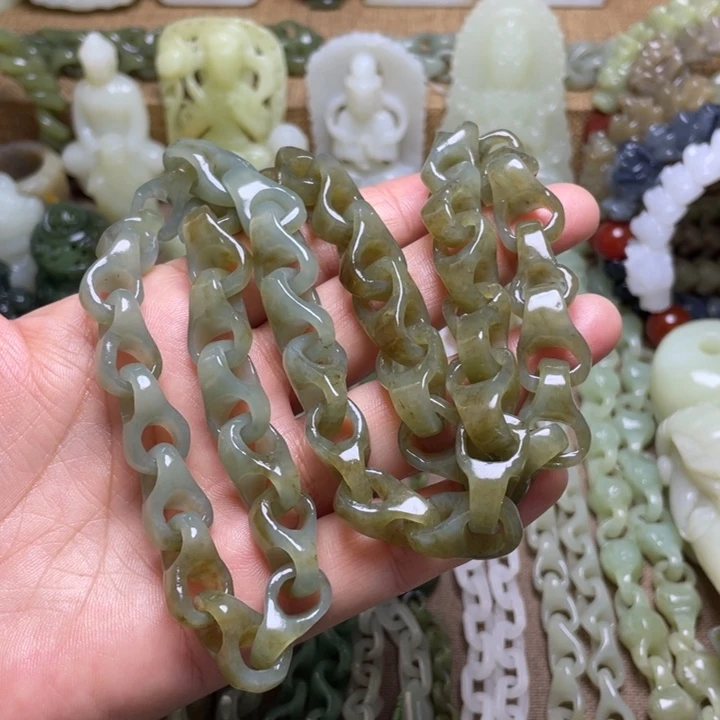 建***厂和田玉未镶嵌颈饰