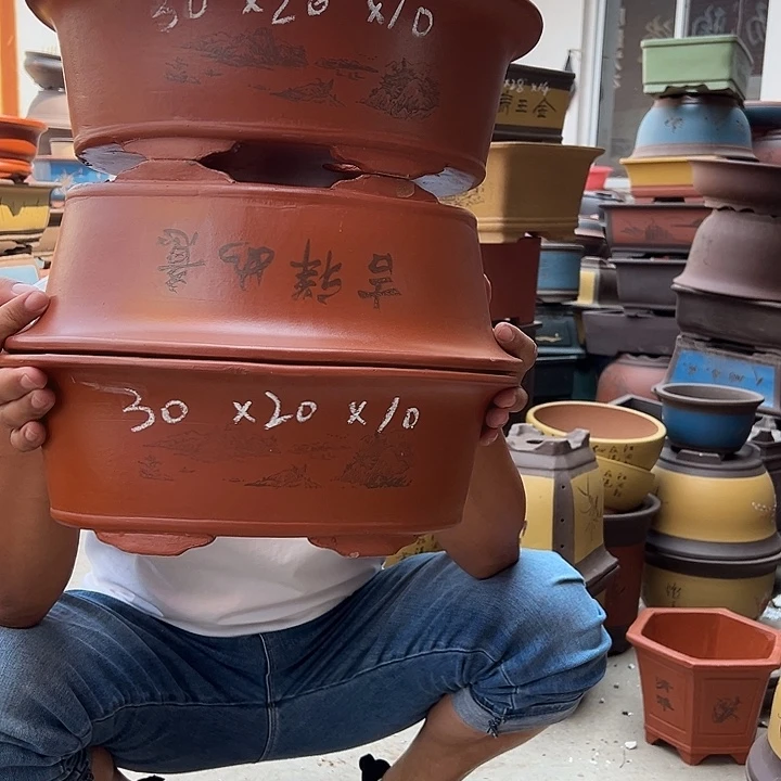 紫砂花盆紫砂花盆