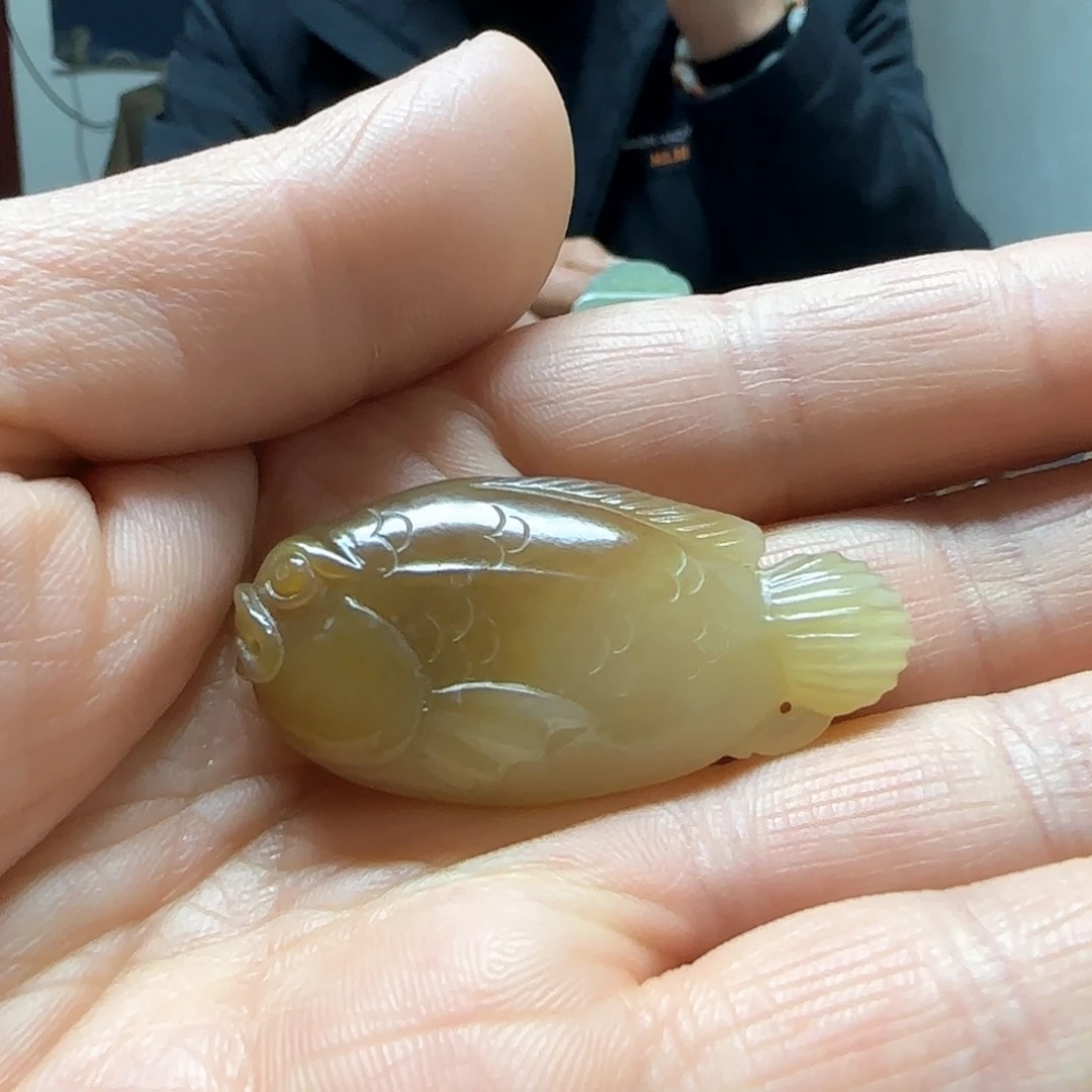 和田玉（糖玉）颈饰未镶嵌