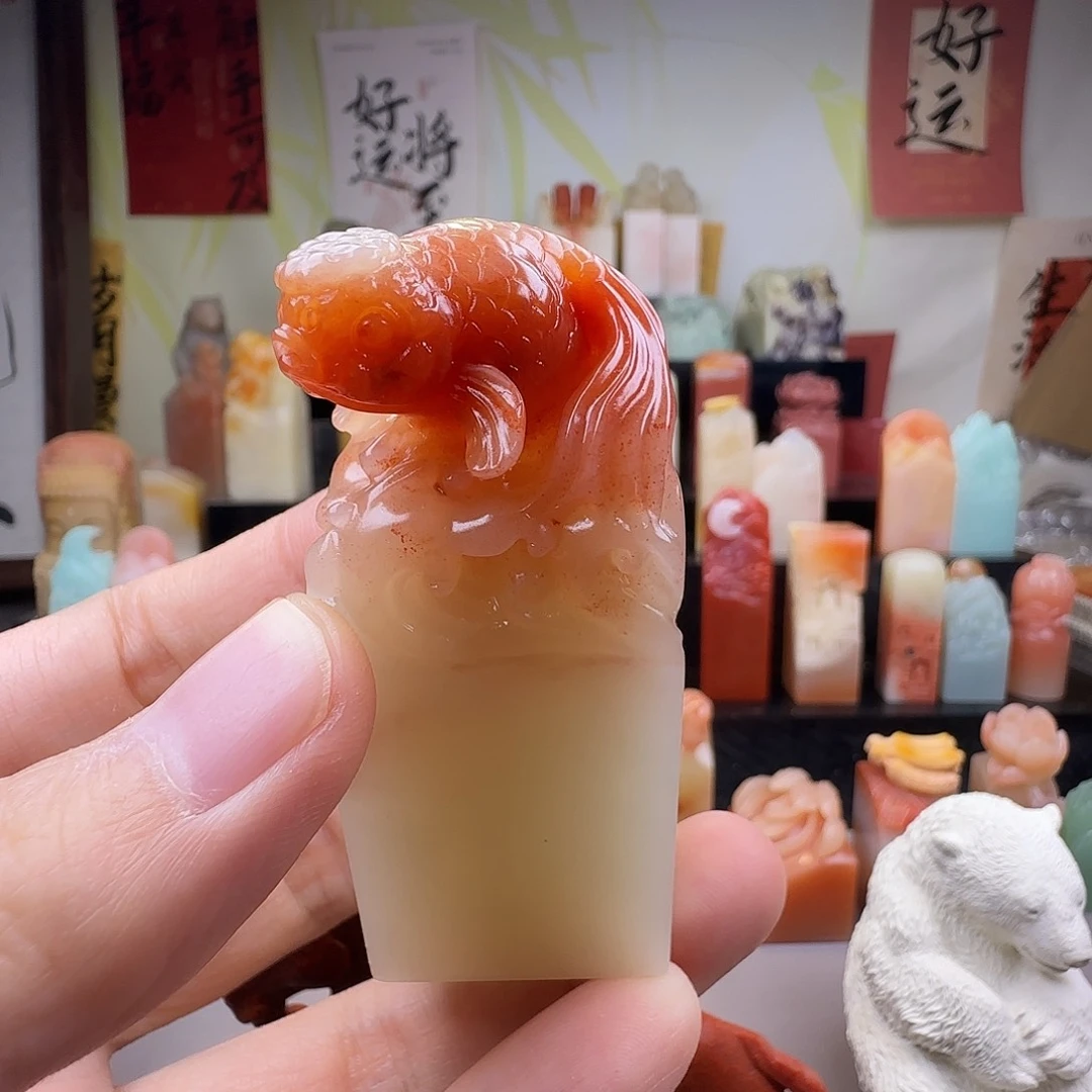 我***买老挝石金玉满堂手工印章