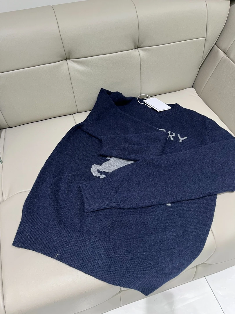 119(撤柜断码）新款男女同款胸前大马彪针织毛衣