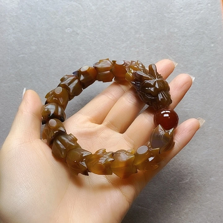 未镶嵌手串玛瑙/玉髓