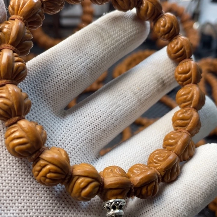 桃木秦岭野生龙纹桃核