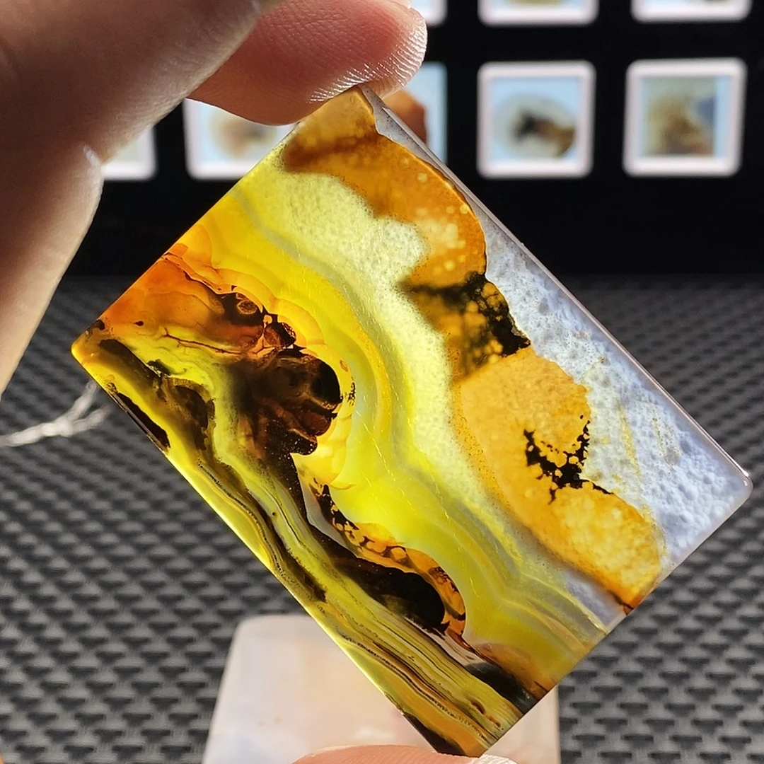 玛瑙/玉髓未镶嵌吊坠(不含链)83