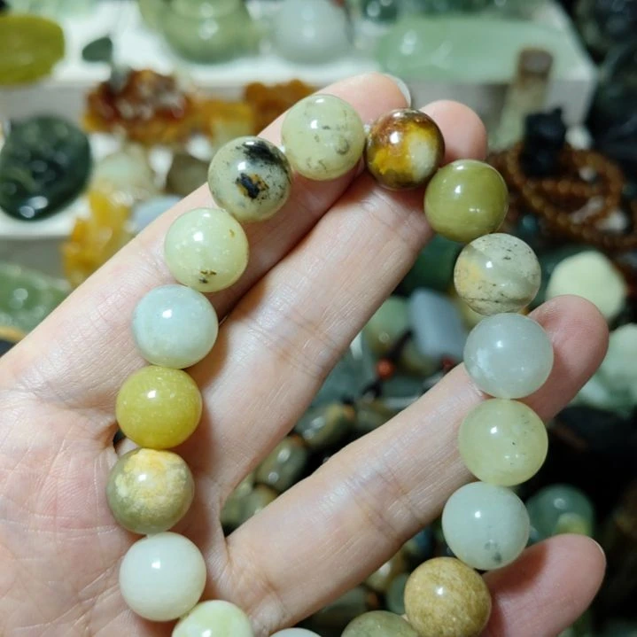 未镶嵌岫玉手串手串