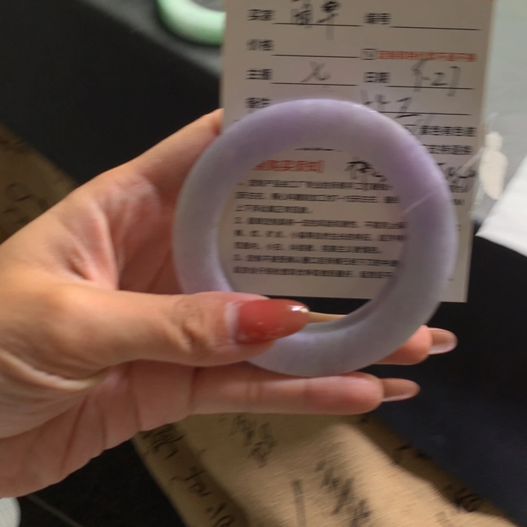 简***单翡翠未镶嵌手镯手镯