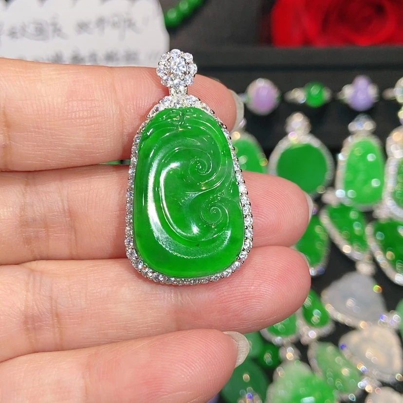 【闪购商品】颈饰未镶嵌翡翠天然翡翠