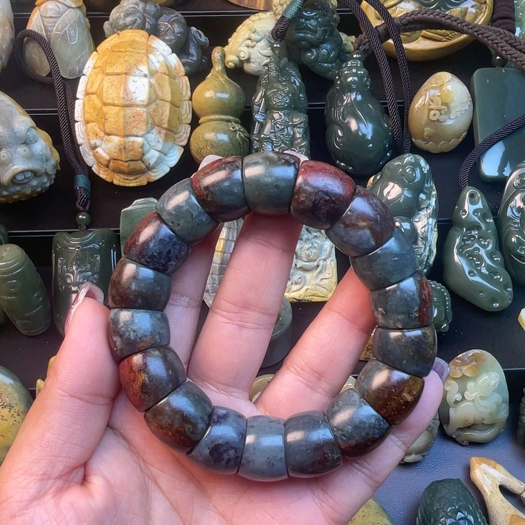 透闪石质玉未镶嵌手链