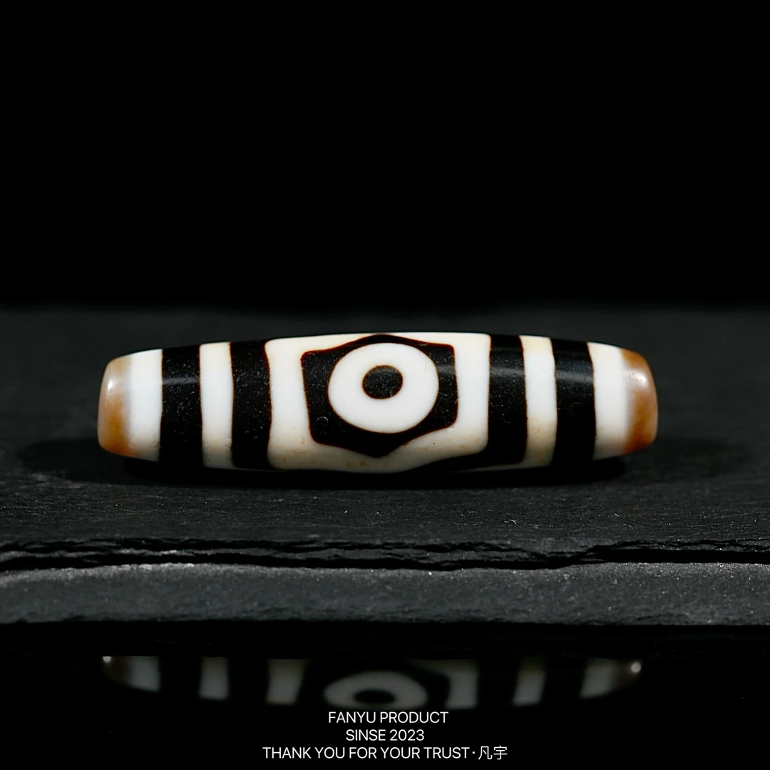 凡宇出品·台珠行运任晓潘臻品宝盖三眼天珠锁骨链男女同款轻奢