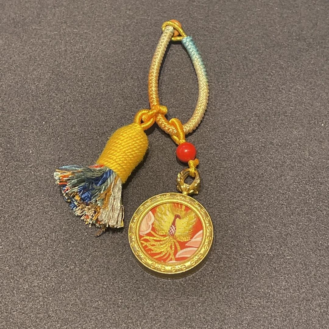 【佳哥严选】 J15298-唐卡凤凰tt圆壳挂饰-25mm左右