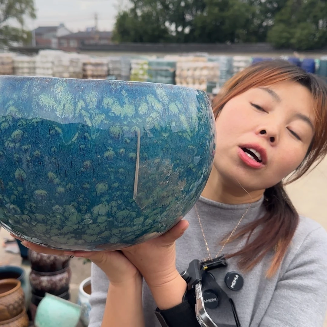王嫂花盆1112-374高19口25