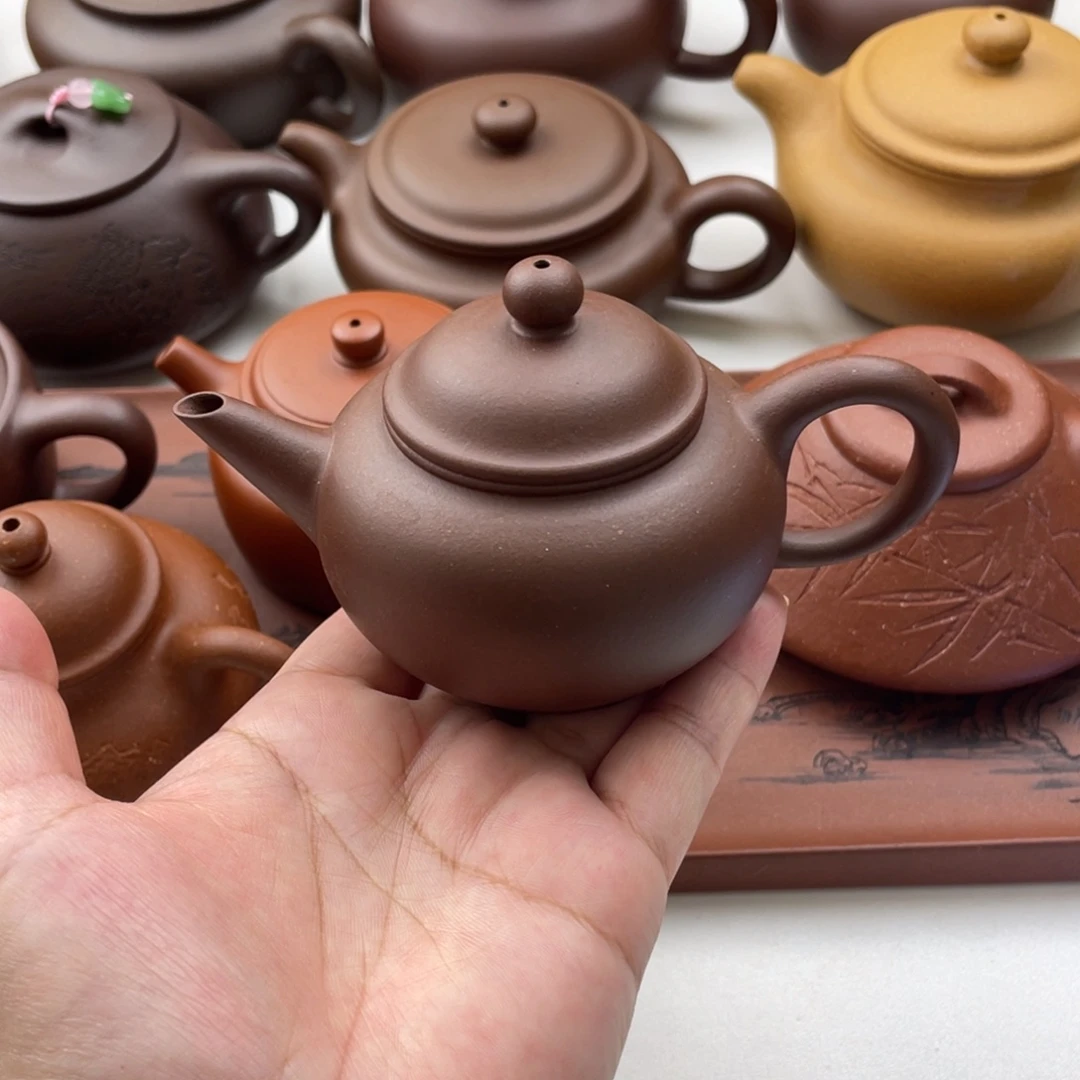 茶壶紫砂宜兴紫砂微瑕微瑕130cc