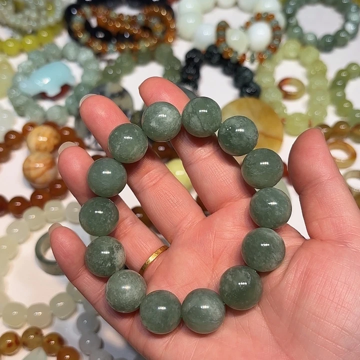 蛇纹石玉未镶嵌手串