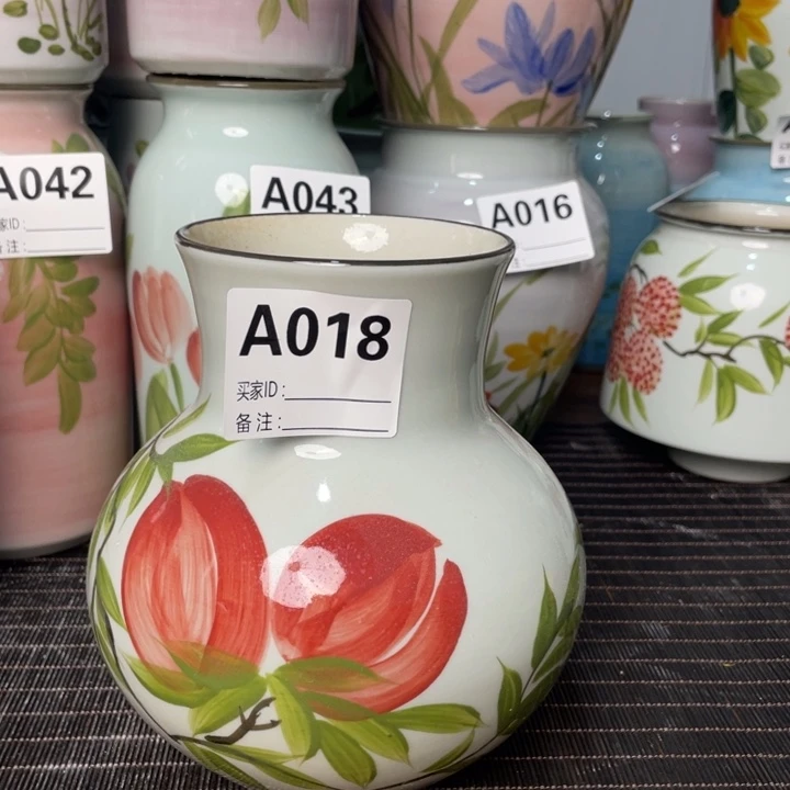 瓶景德镇手绘陶瓷花瓶