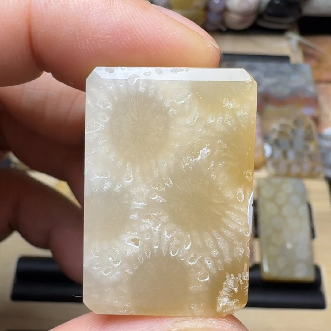 硅化玉未镶嵌纯天然色有机玉石保真色