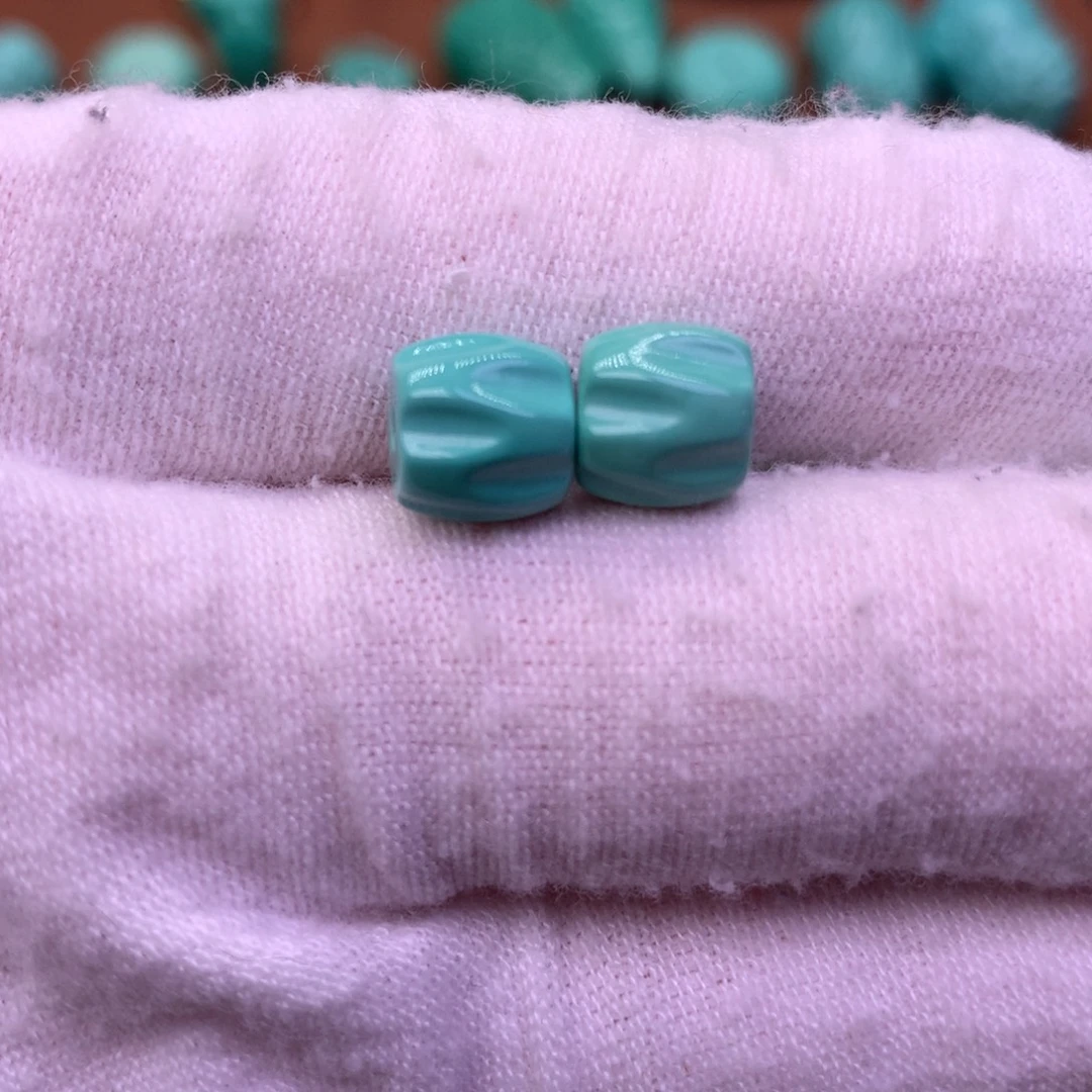 原生态散珠配珠百香籽一对卡8