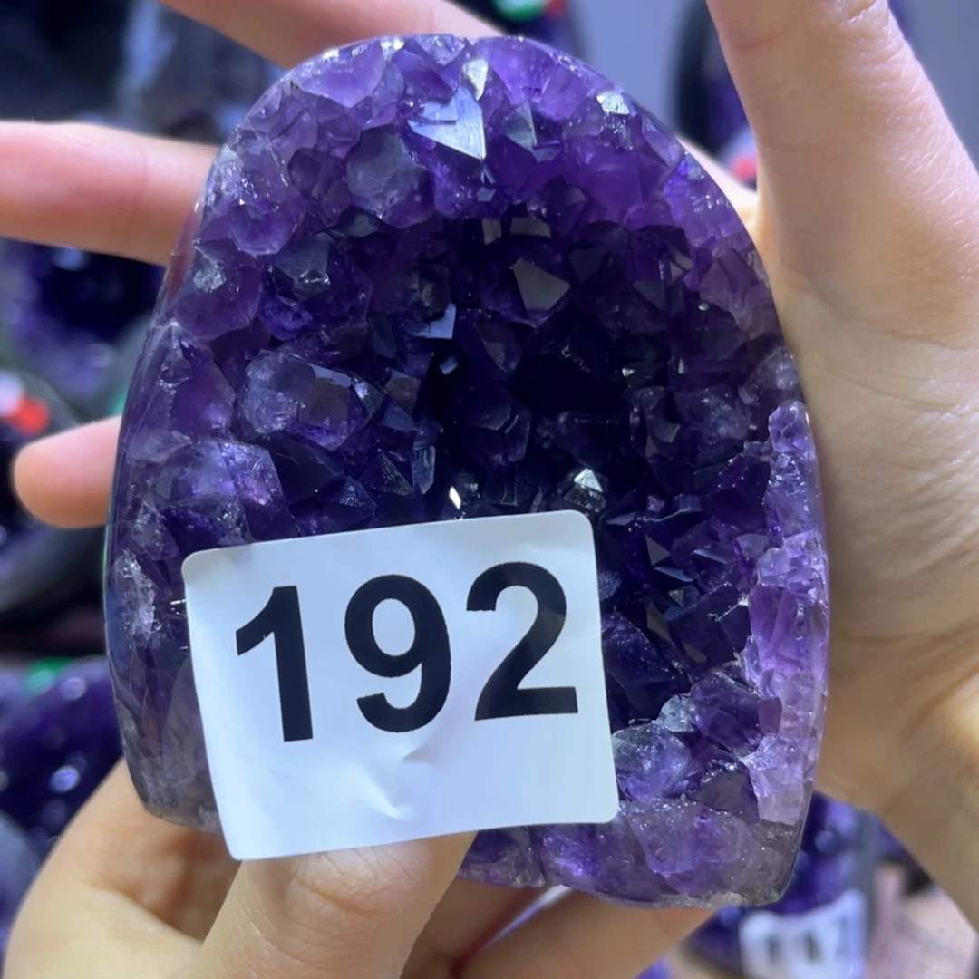 紫晶摆件未镶嵌紫水晶