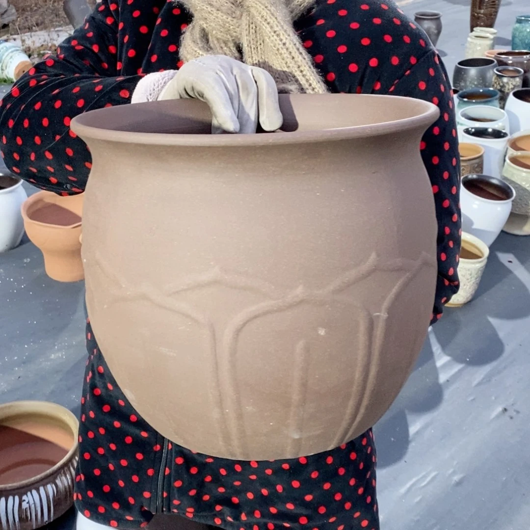 红陶口30高28～～～