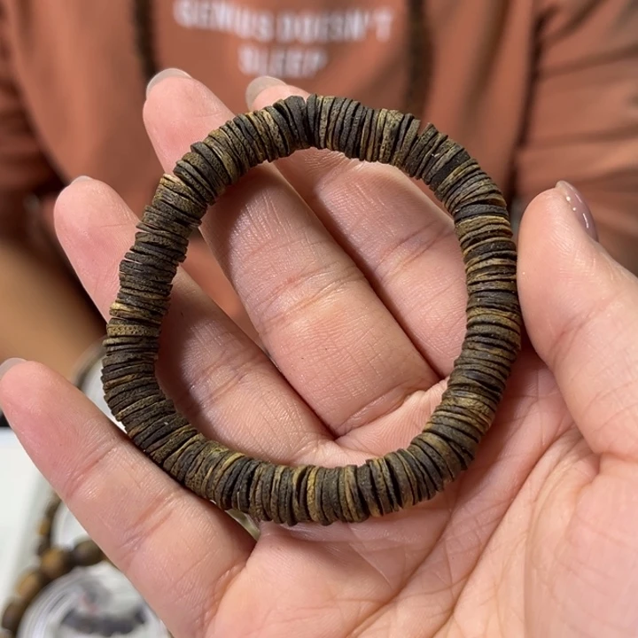 沉香手串镜*0.8片珠沉水单圈多样性发1