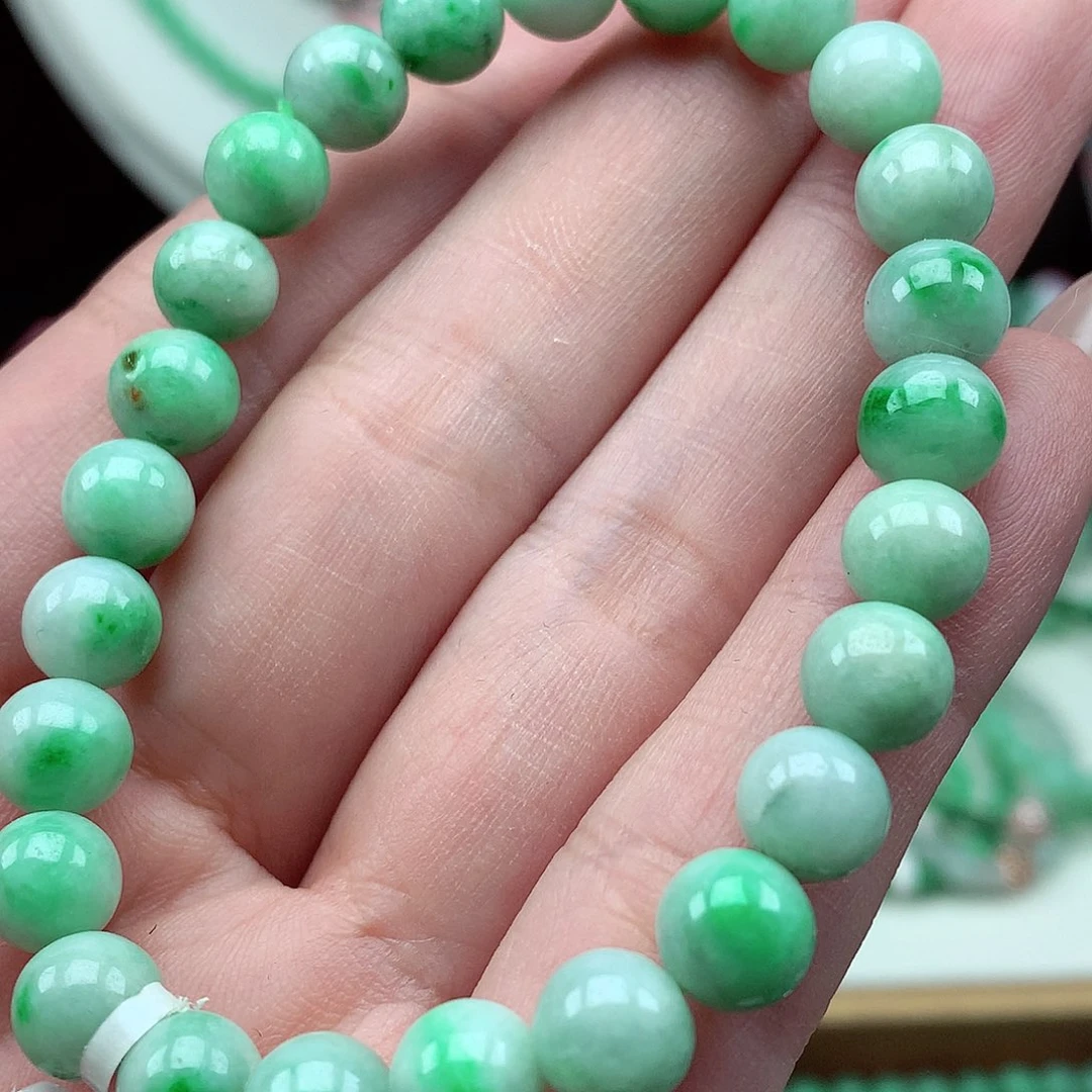 翡翠未镶嵌项链翡翠