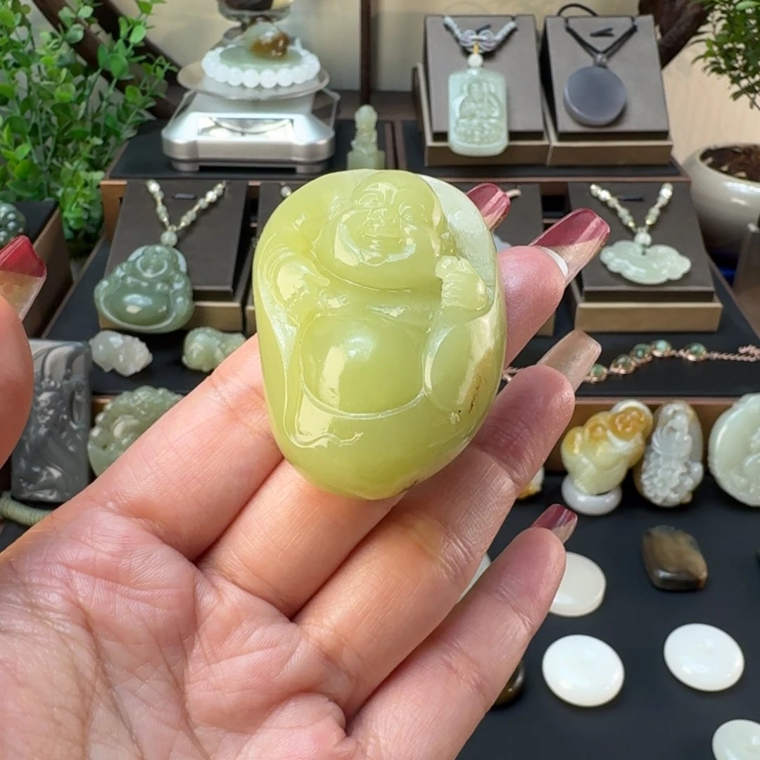 和田玉颈饰未镶嵌橙*