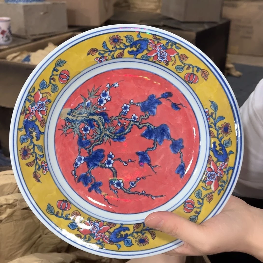 摆件/////直径21.5厘米。绿。