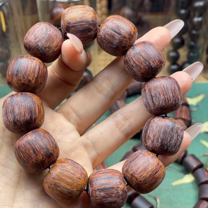 降真香手串/手链海南十亩香结霜1.9/2.0单圈