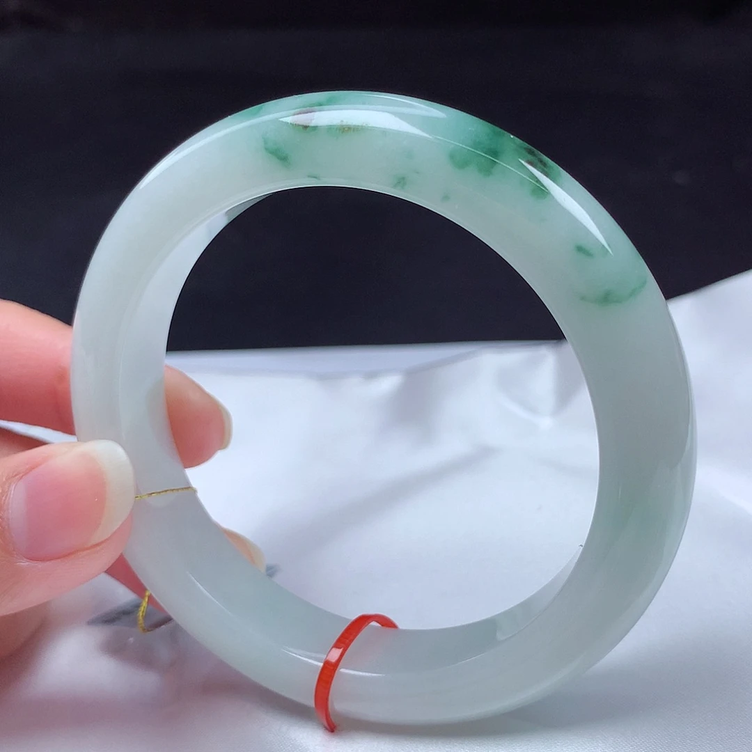 翡翠未镶嵌手镯59圈m114855