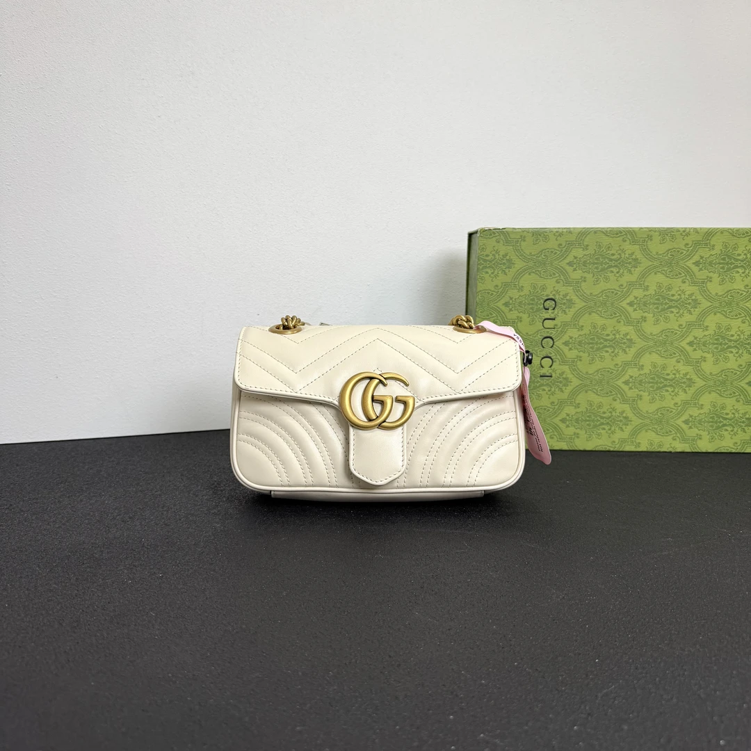 未使用 GUCCI/古驰 壹所奢品/GUCCI 马蒙22 白金 闲置 活动