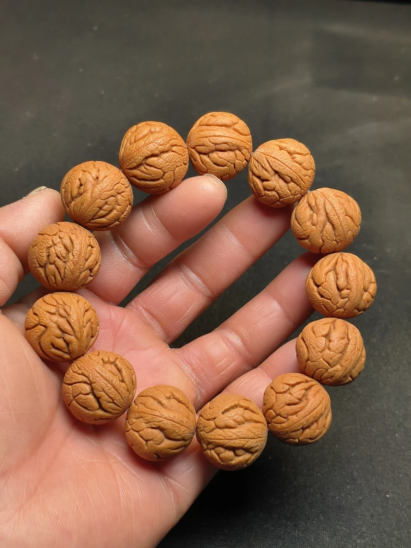 秦岭龙纹桃核金丝龙珠大尽寸20