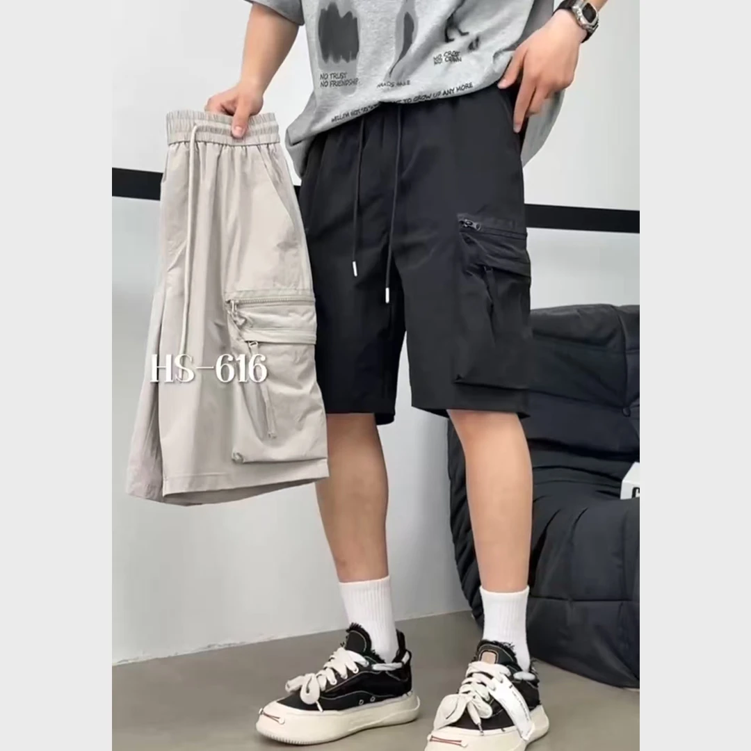 HS616#【痞帅短裤】男士夏季潮流时尚简约百搭休闲宽松短裤
