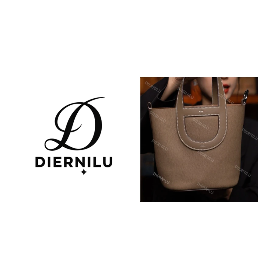 DIERNILU/18cm原创高定真皮包-H1278