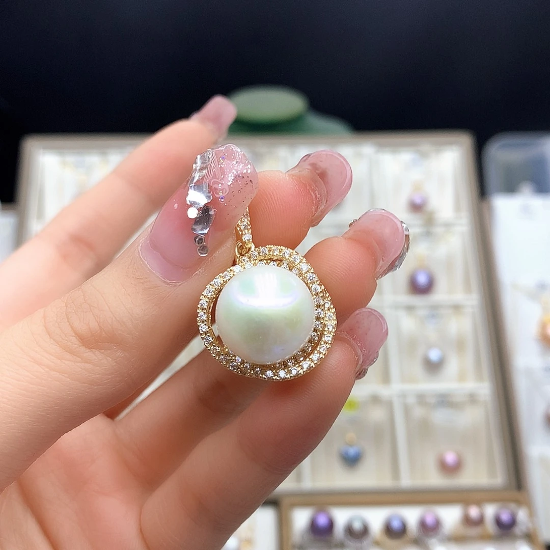 淡水珍珠颈饰合金