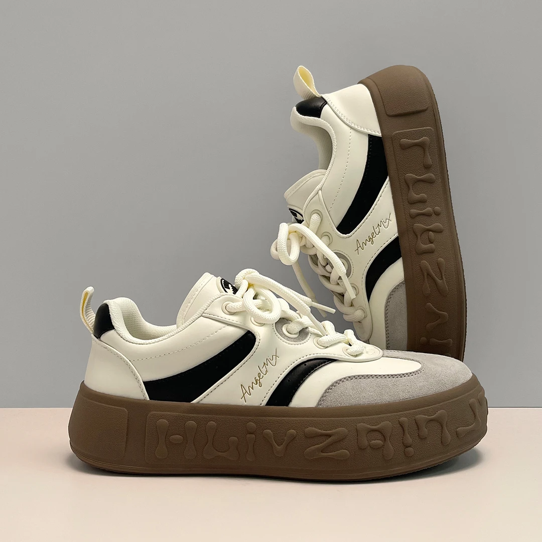 秋季新款厚底增高运动鞋男鞋经典德训鞋音符鞋百搭休闲潮流阿甘鞋