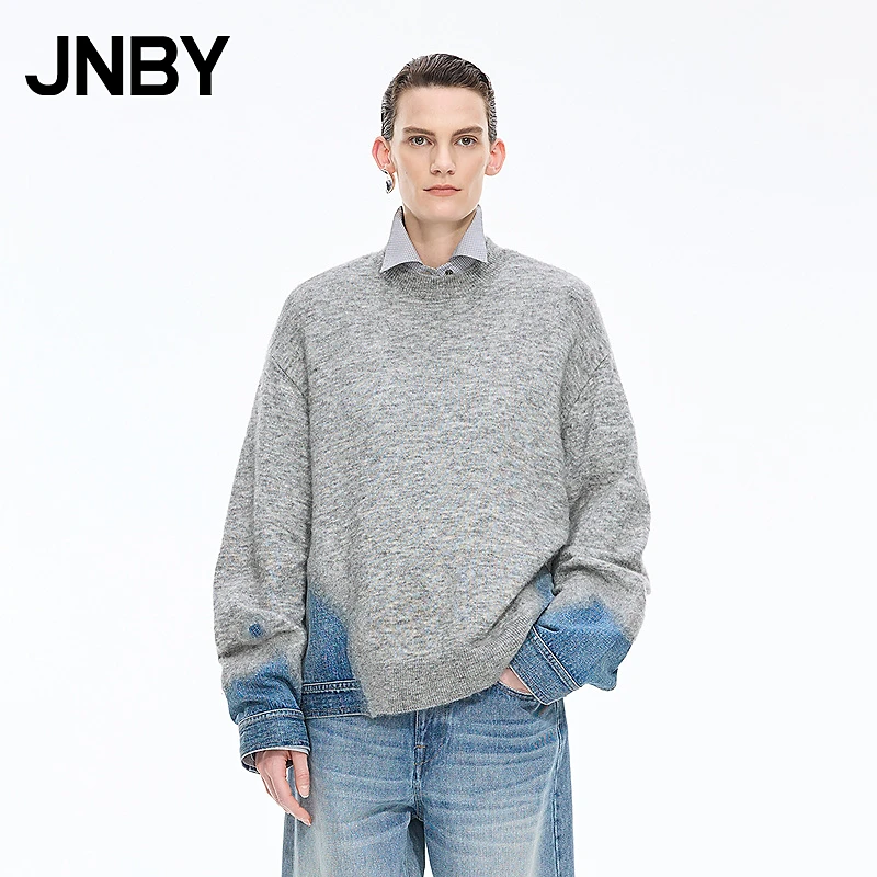 【商场同款】JNBY/江南布衣25冬新品毛针织衫宽松套头5P0312720