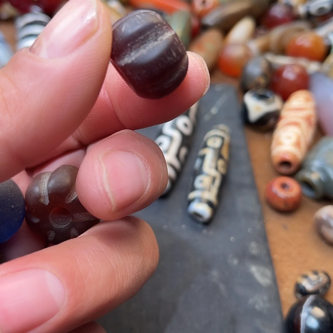 玛瑙/玉髓合金珠子