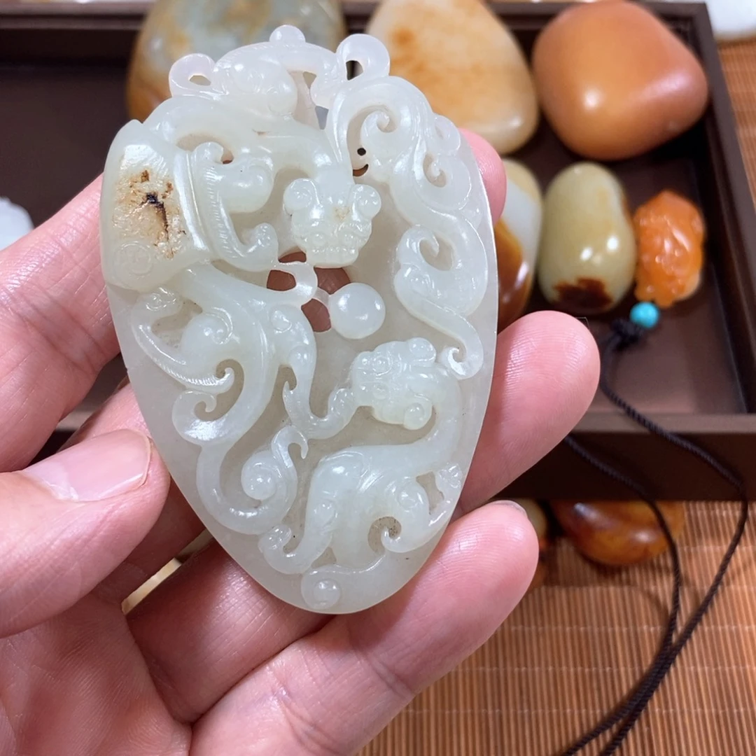 和田玉手把未镶嵌用****1