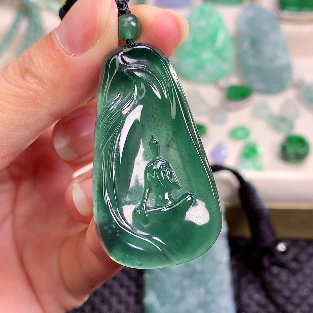 颈饰未镶嵌翡翠翡翠