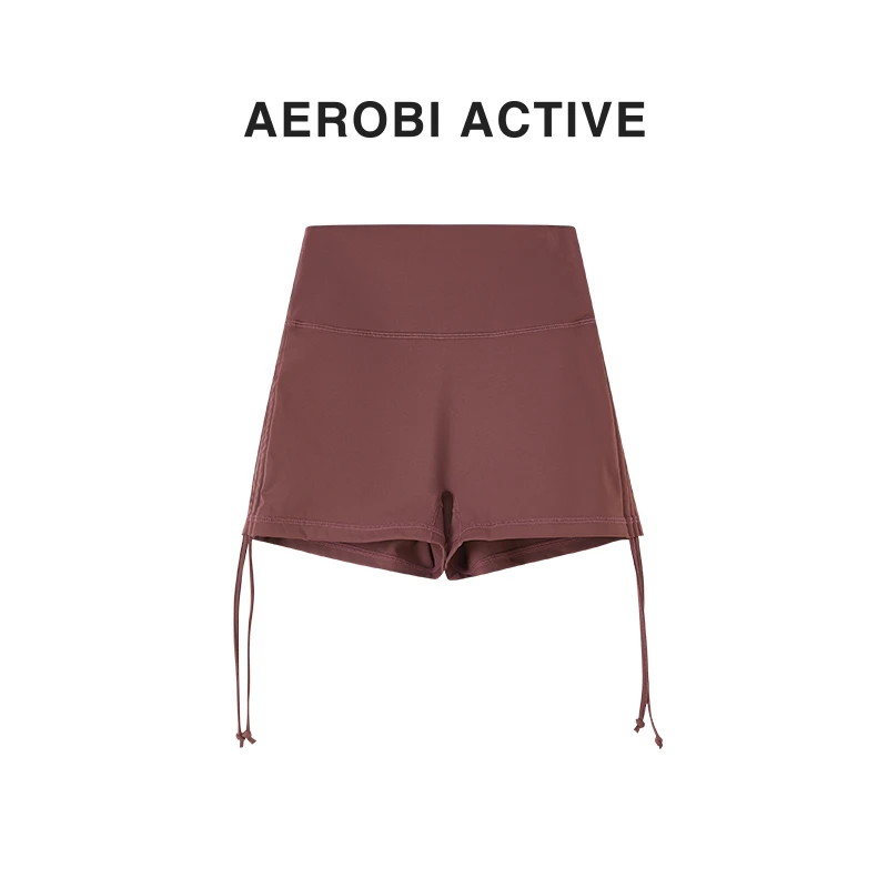 AEROBI ACTIVE时尚运动瑜伽健身三分裤紧身短裤5555