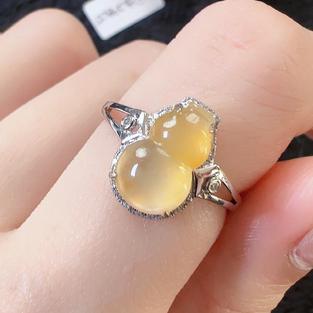 翡翠戒指18K金镶嵌【福利款】签收后24小时鉴赏期